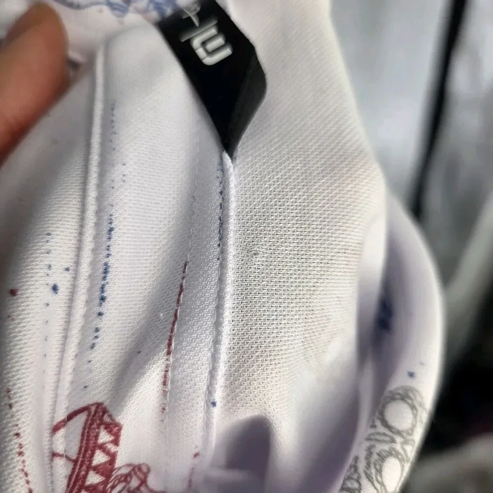 Travis Mathew Mexicali No Logo Skuls Short Sleeve Polo Shirt Mens 3XL - Picture 12 of 12